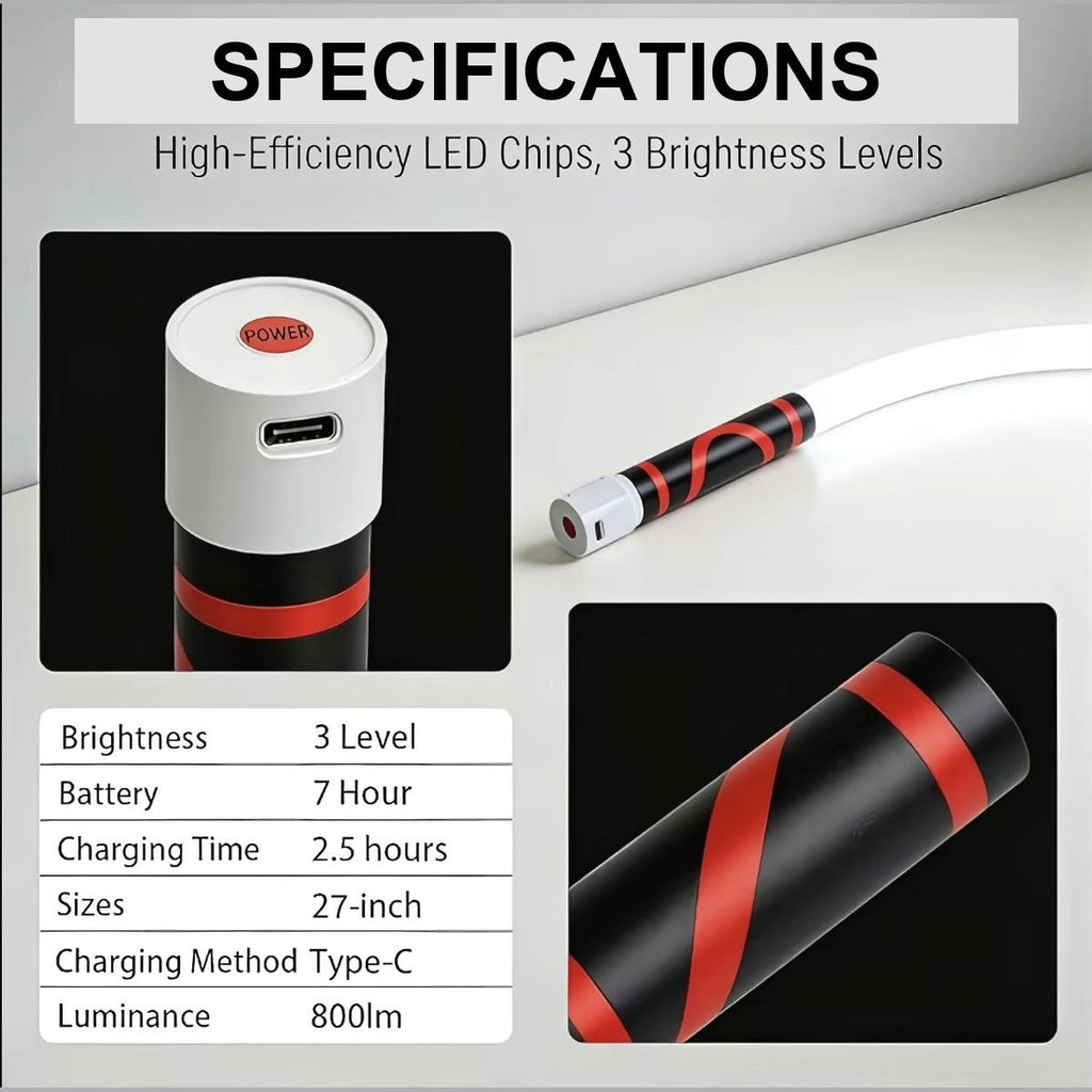 Bendable LED Flashlight Stick