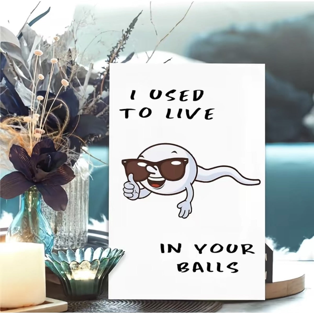 Funny Father's Day Fastest Swimmer Greeting Card