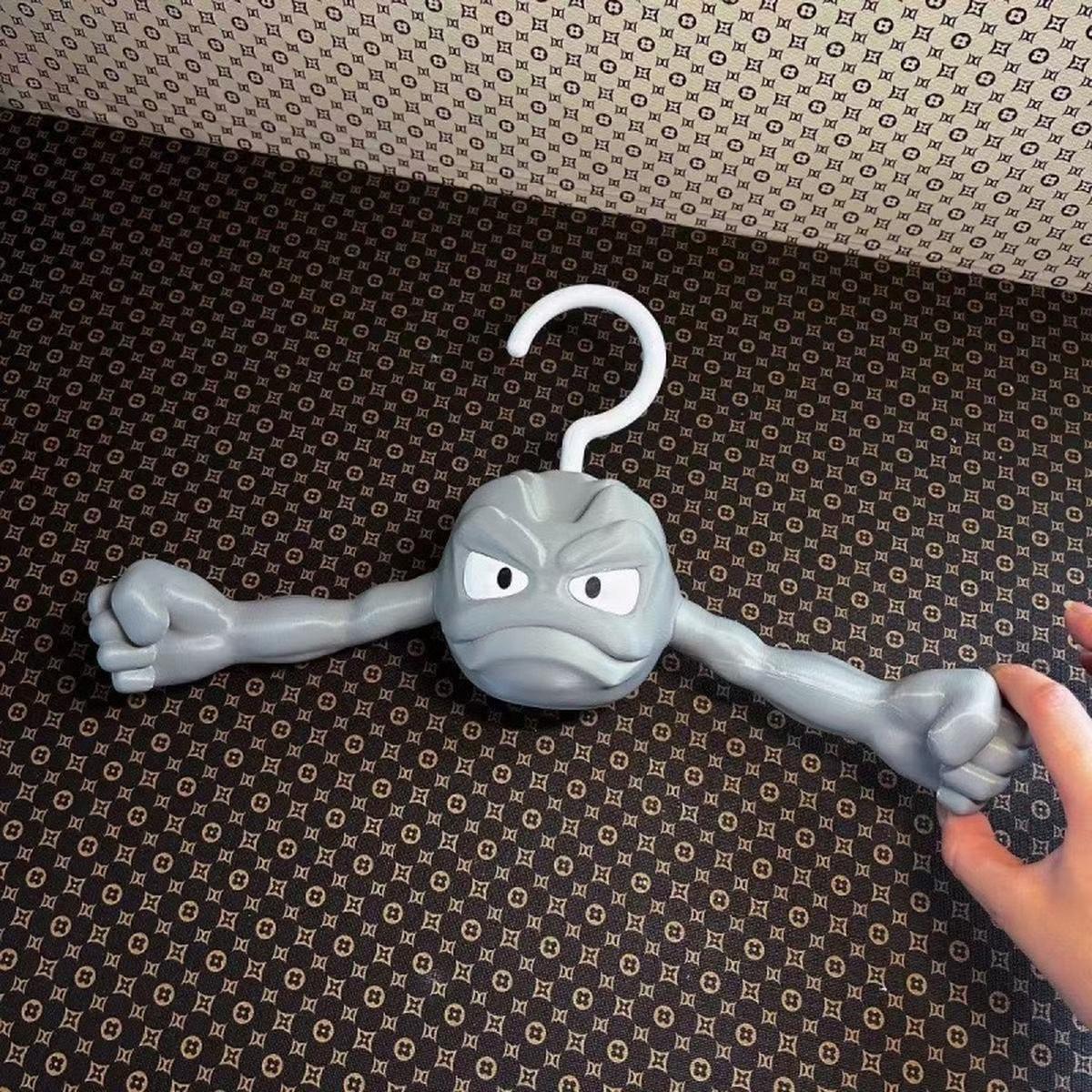 Cartoon Rock Character Clothes Hanger Hook
