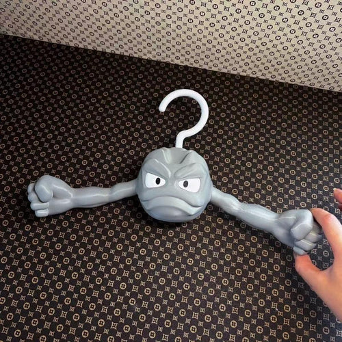Cartoon Rock Character Clothes Hanger Hook