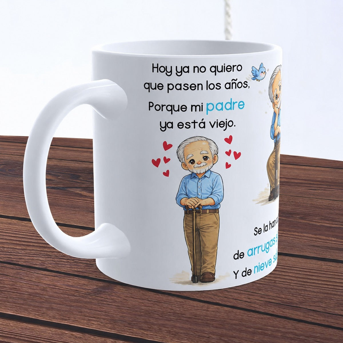 Spanish Father's Day Papa Mug with Sentimental Poem