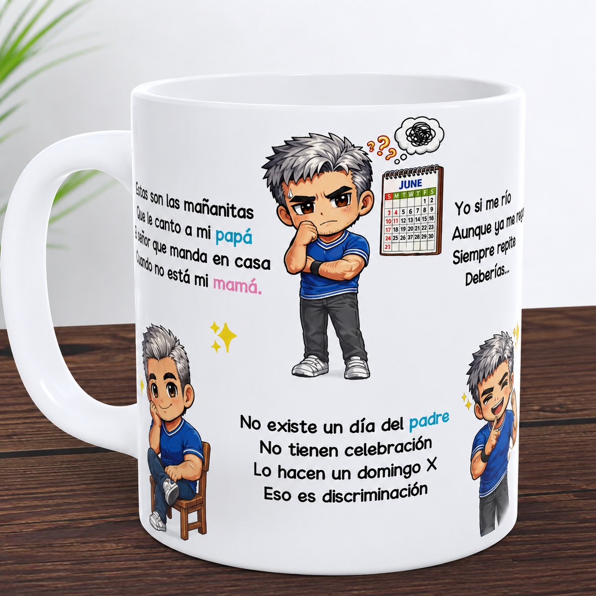 Spanish Papa Family Humor Mug