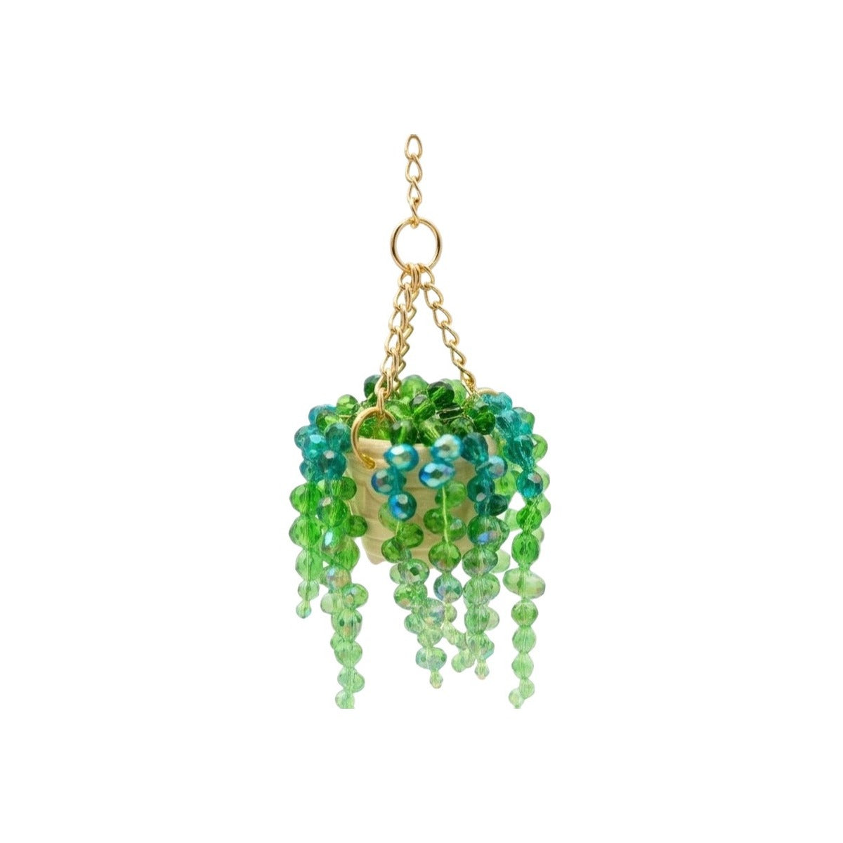 Succulent Bead Hanging Car Charm
