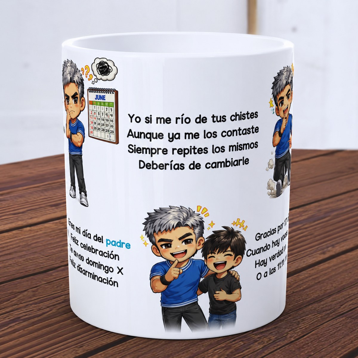 Spanish Papa Family Humor Mug