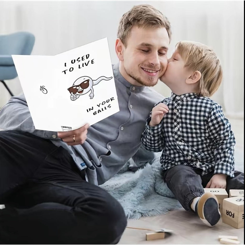 Funny Father's Day Fastest Swimmer Greeting Card