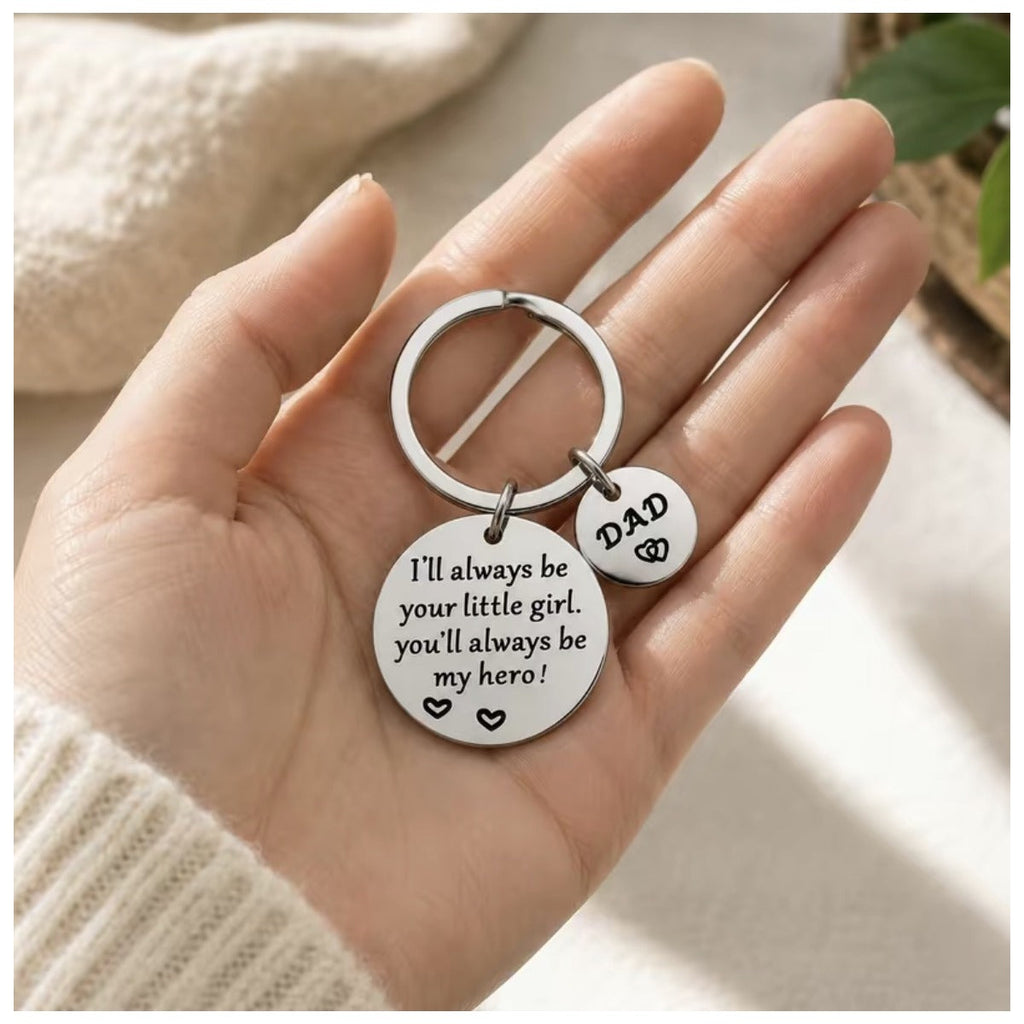 Father's Day Dad Keychain from Daughter