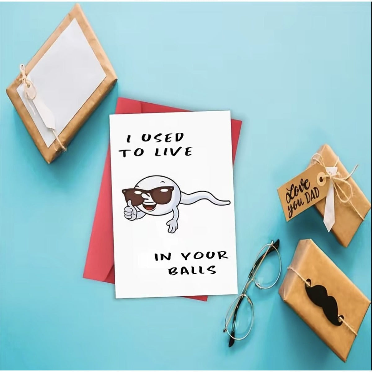 Funny Father's Day Fastest Swimmer Greeting Card
