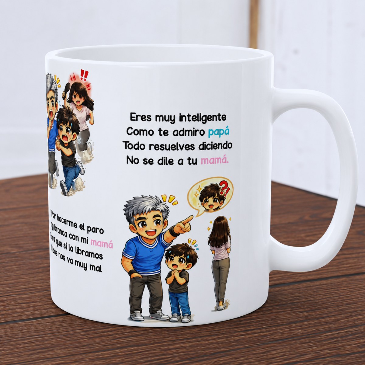 Spanish Papa Family Humor Mug