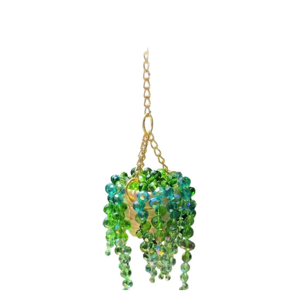 Succulent Bead Hanging Car Charm