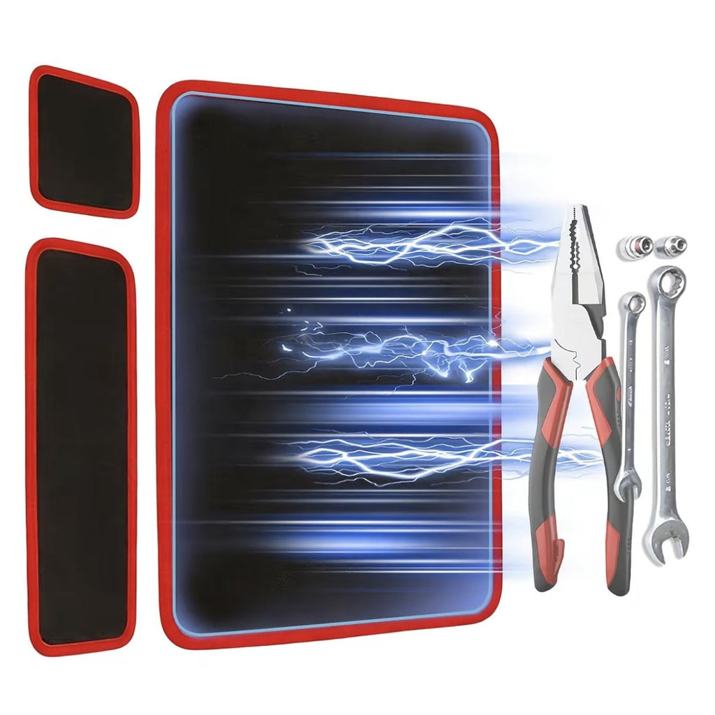 【FathersDayGift】 SEESE 3PC Flexible Magnetic Tool Mat & Tray Holder