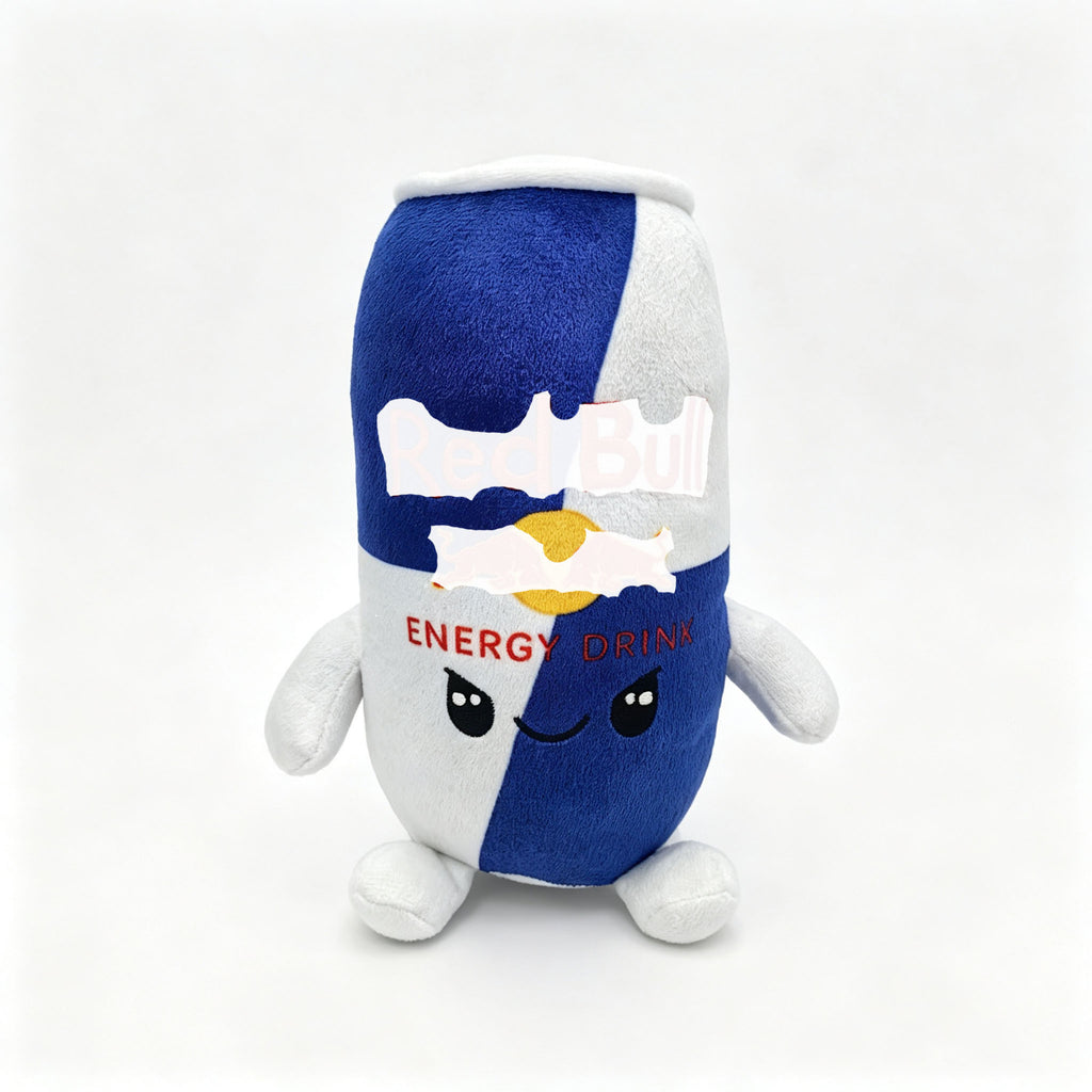 Cute Energy Can Plush Toy – Gaming Desk Mascot & Room Decor