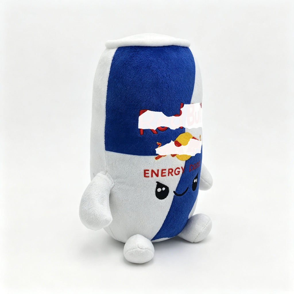 Cute Energy Can Plush Toy – Gaming Desk Mascot & Room Decor
