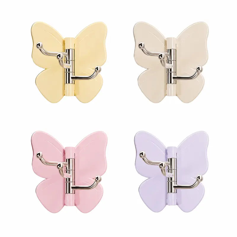 Rotating Butterfly Wall Hook – No-Drill Adhesive Organizer