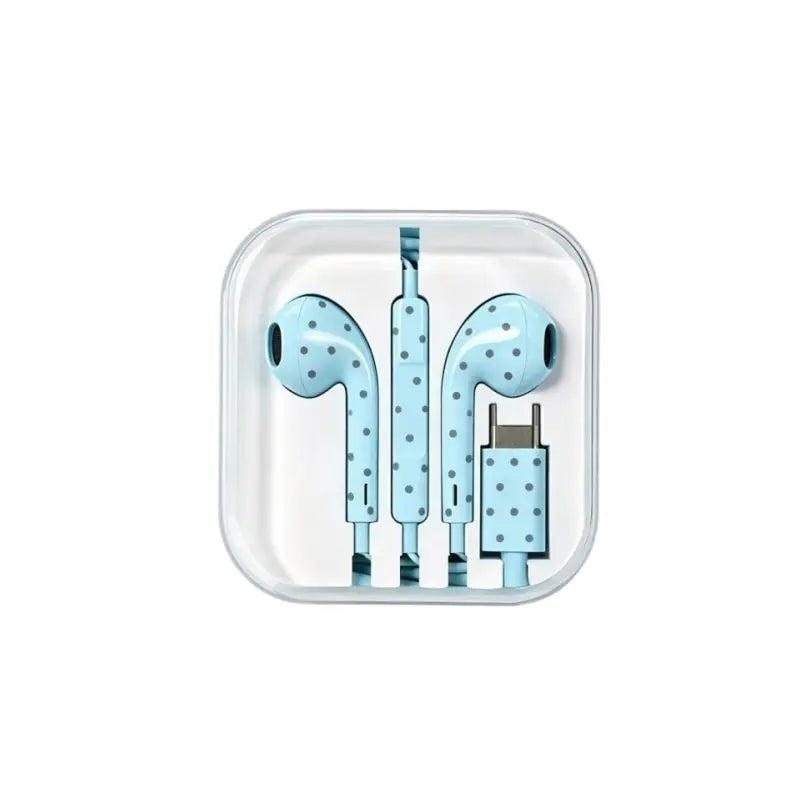 USB-C Wired Earbuds with Mic – Braided Cable & Built-In DAC