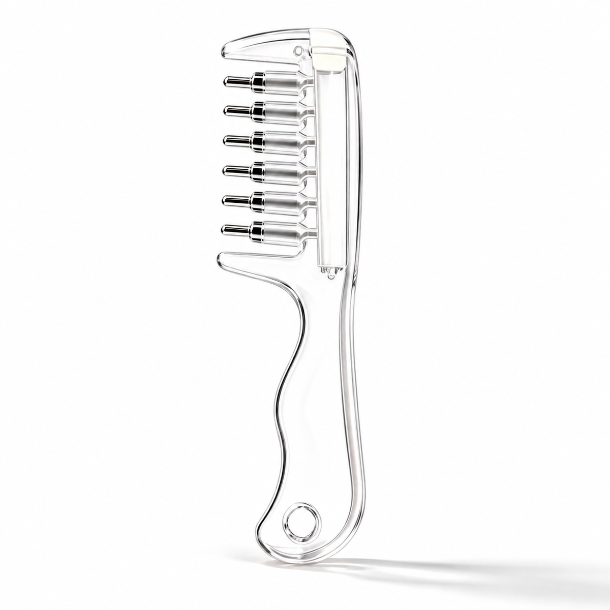 Refillable Scalp Serum Applicator Comb – Multi-Roller Hair Oil Dispenser for Precise Root & Scalp Care