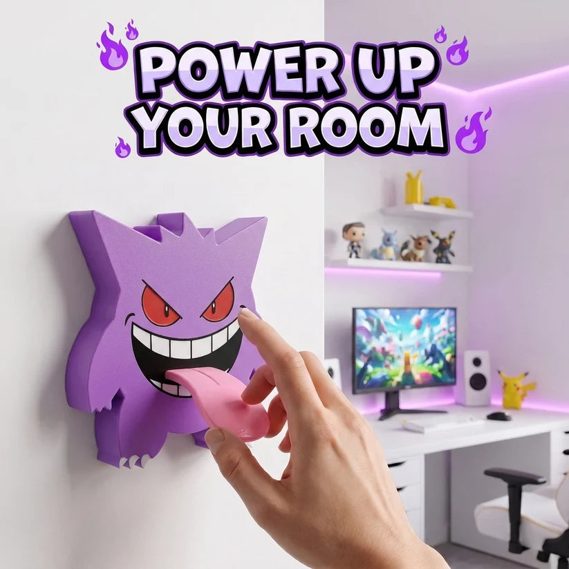 Funny Ghost Light Switch Cover – 3D Decorative Wall Switch Accent