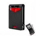 RFID-Blocking Pop-Up Wallet – Compact Aluminum Card Holder with Quick-Access Trigger, Cash Storage and Exterior Card Slots