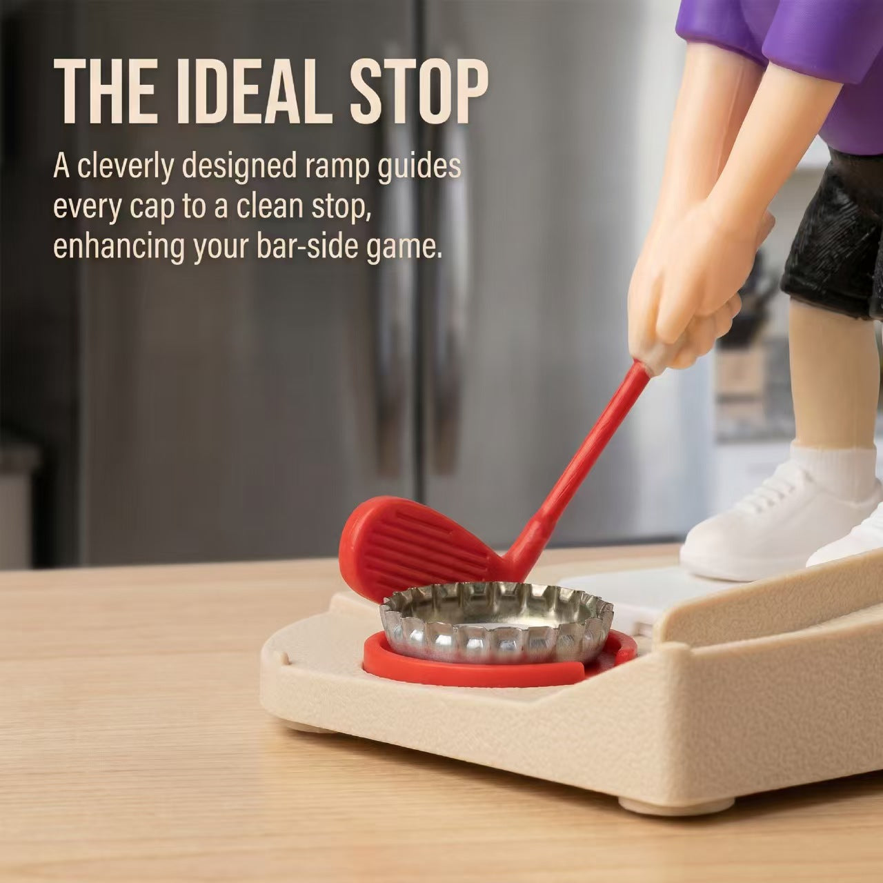 Golfer Bottle Opener Figurine – Where Desk Décor Meets the Perfect Putt