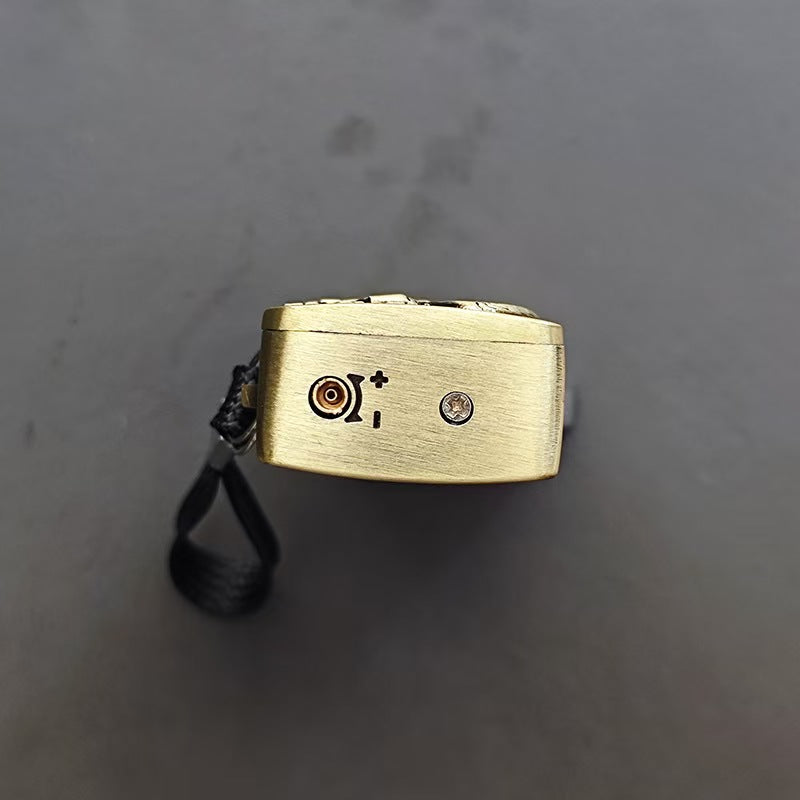 2-in-1 Windproof Jet Lighter & Beer Opener – Creative Metal Outdoor Camping Tool with Lanyard