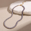Colorful Snake-Pattern Iron Chain Necklace – Lightweight Unisex Statement Choker for Men & Women, Unique Birthday and Holiday Gift
