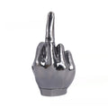 Flip-Off Metal Herb Grinder – Funny Middle Finger Zinc Alloy Spice Grinder Gift