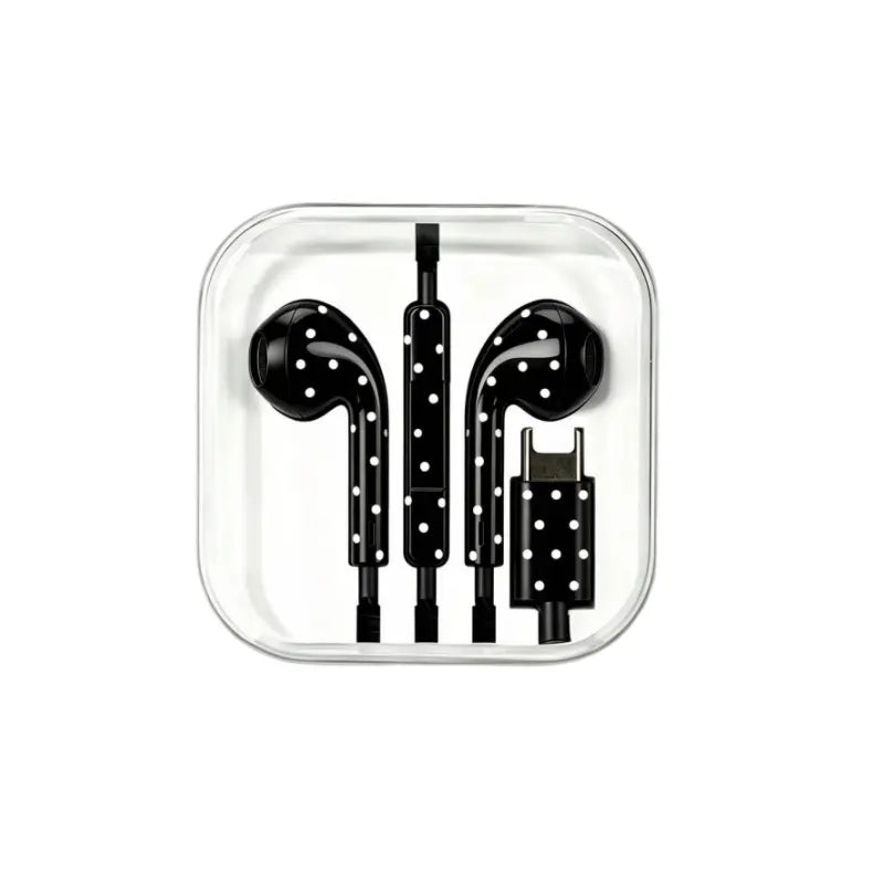 USB-C Wired Earbuds with Mic – Braided Cable & Built-In DAC