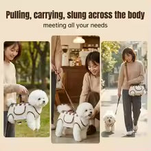 Full-Body Dog Lift Harness – Support Carrier with Backpack & Single-Shoulder Options for Stairs, Walking and Everyday Mobility