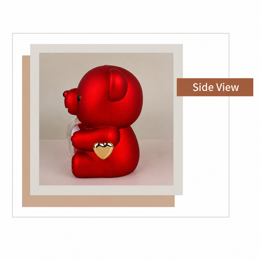 Hug Bear Rose Jewelry Box