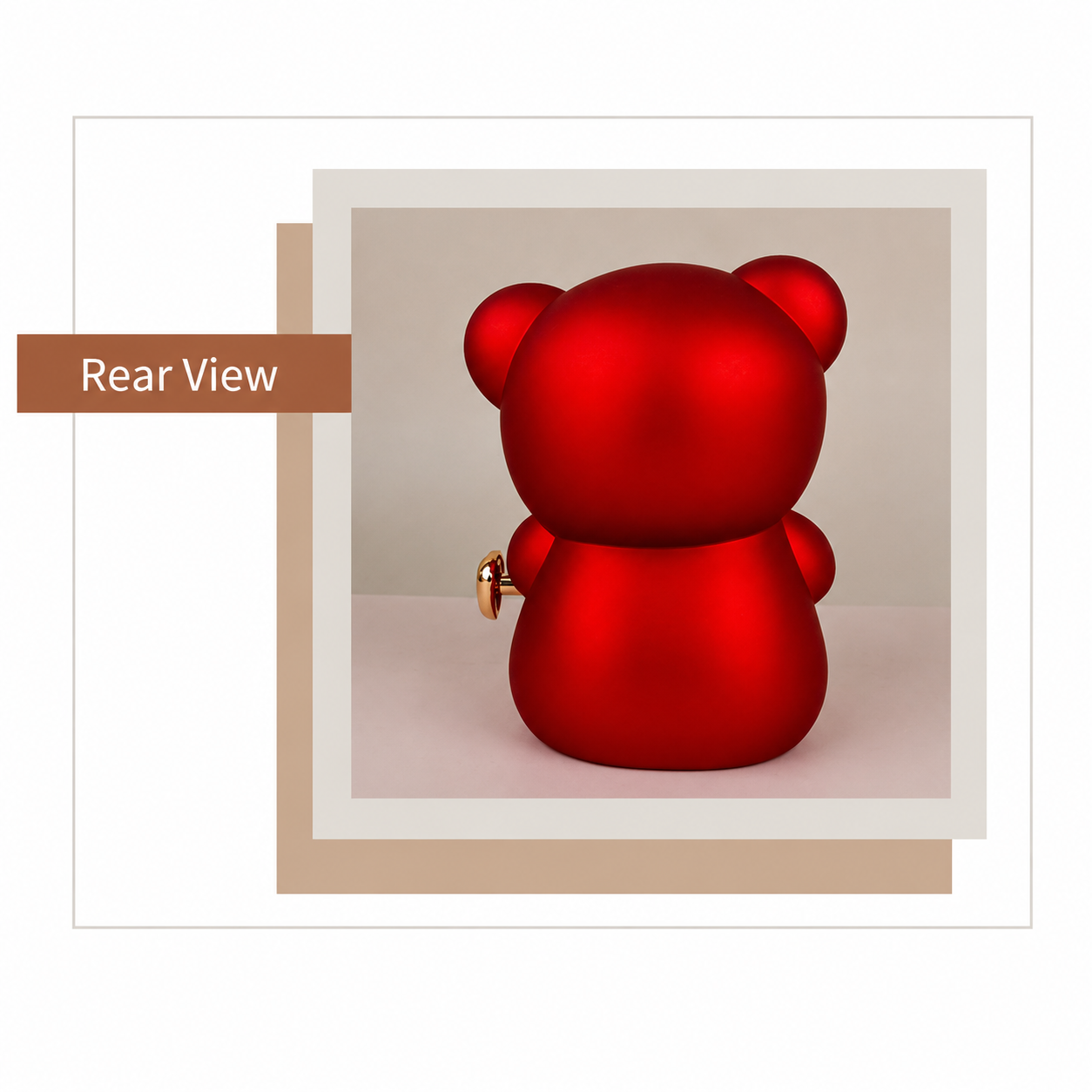 Hug Bear Rose Jewelry Box