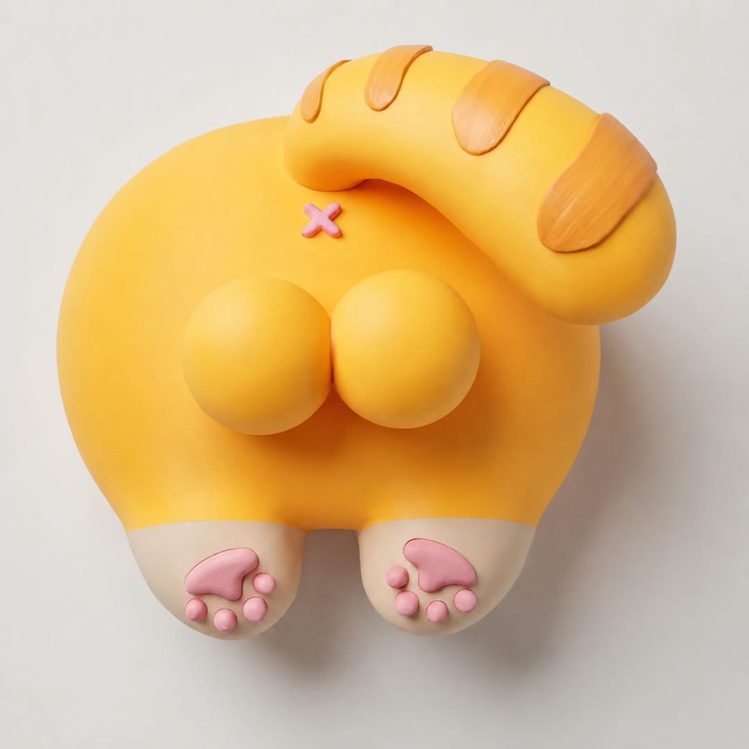 Funny Fat Cat Butt Light Switch Cover | 3D Printed Cat Butt Switch Decor | Cute Kitty Wall Switch Cover | Gift for Cat Lovers