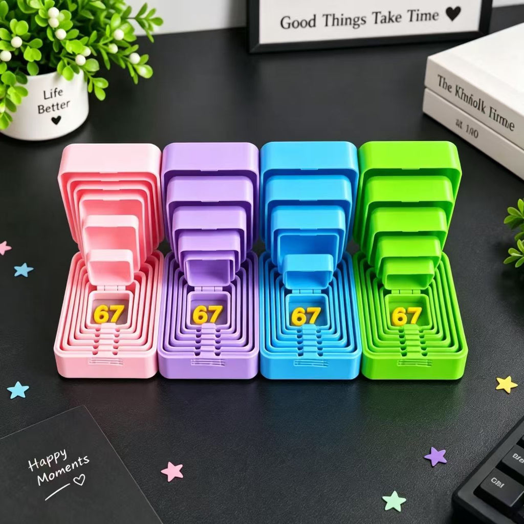 6-Layer “67” Nested Prank Gift Box – Never-Ending 3D Printed Surprise Box