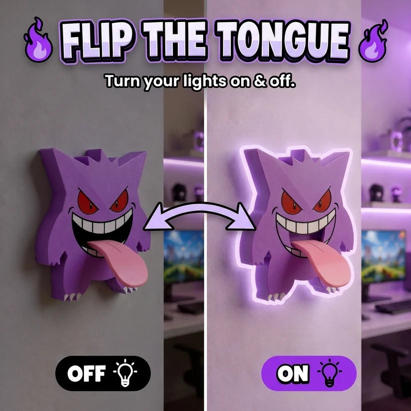 Funny Ghost Light Switch Cover – 3D Decorative Wall Switch Accent