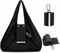 Foldable Reusable Shopping Bag with Keychain – Lightweight Eco-Friendly Grocery Tote for Travel, Gym & Daily Use
