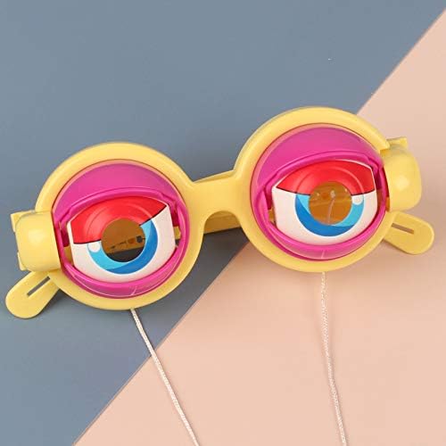 Googly-Eye Novelty Glasses – Funny Moving Eyeball Costume Eyewear for Parties, Halloween, Photos & Pranks