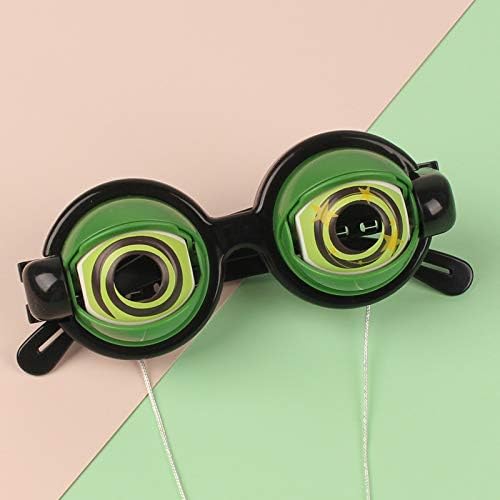 Googly-Eye Novelty Glasses – Funny Moving Eyeball Costume Eyewear for Parties, Halloween, Photos & Pranks