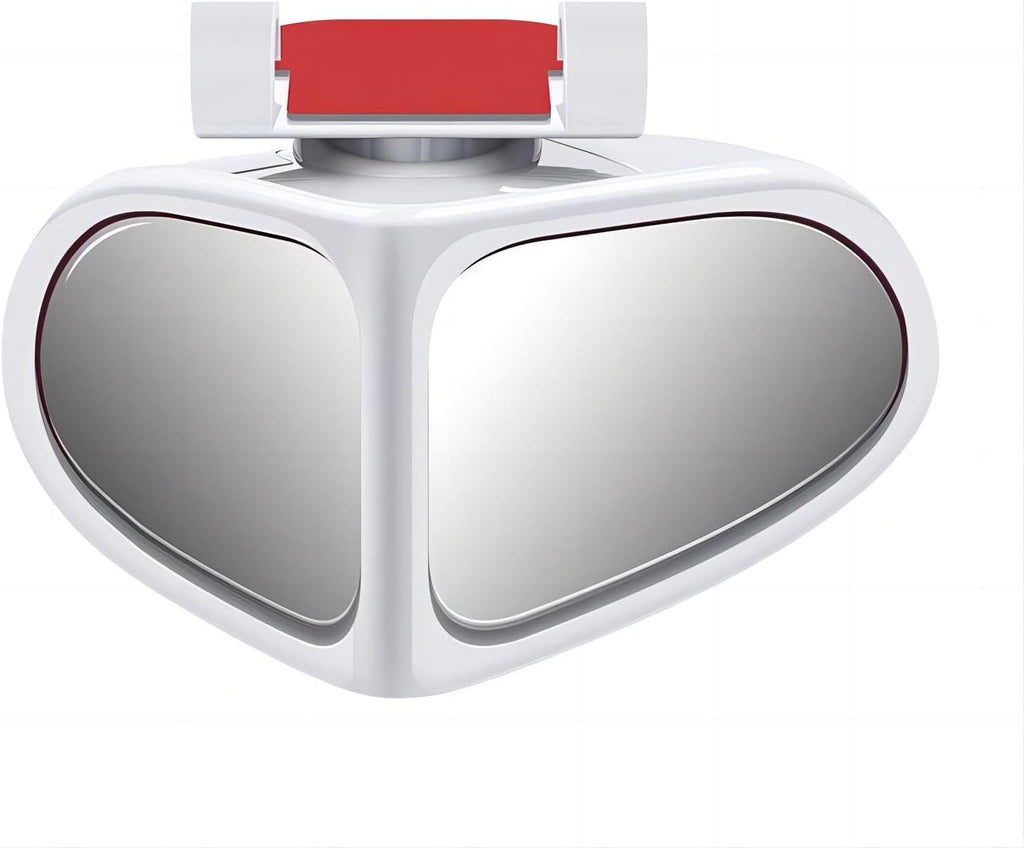Automotive Mirror Auxiliary Small Mirrors: Rotatable, Wide View Angle, 360 Degrees, High Definition Reverse Mirrors (Black, Right-Side)