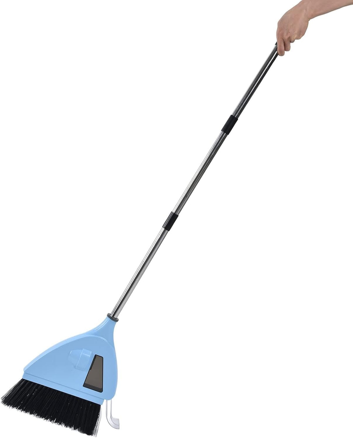 Cordless Vacuum Broom – Sweep & Suction Floor Cleaner with Long Handle and USB Rechargeable Design