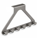 Over-the-Door Hanger Rack with 6 Hooks – No-Drill Space-Saving Organizer for Coats, Bags, Towels, Keys and Clothes Hangers