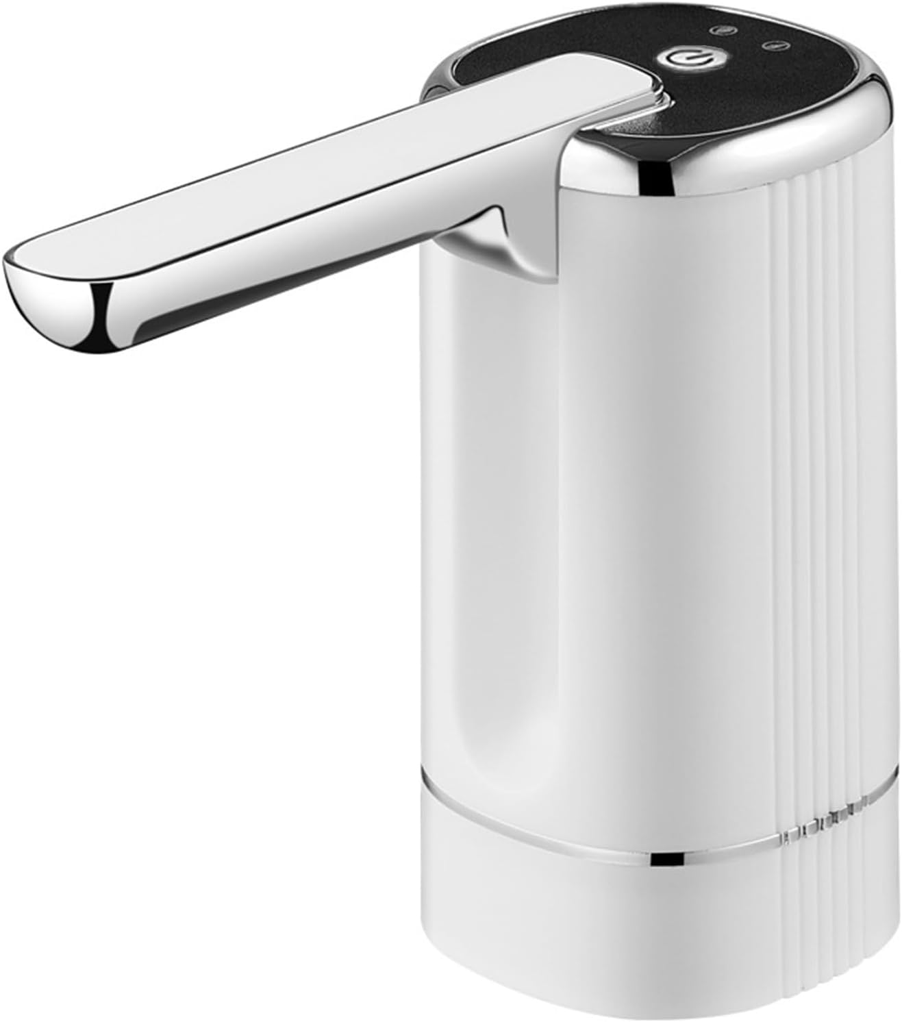 Dispensador de agua plegable de 5 galones, bomba eléctrica para botella de agua con base extraíble para jarra de 1 a 5 galones, dispensador automático de agua para encimera, para caravana, viajes al