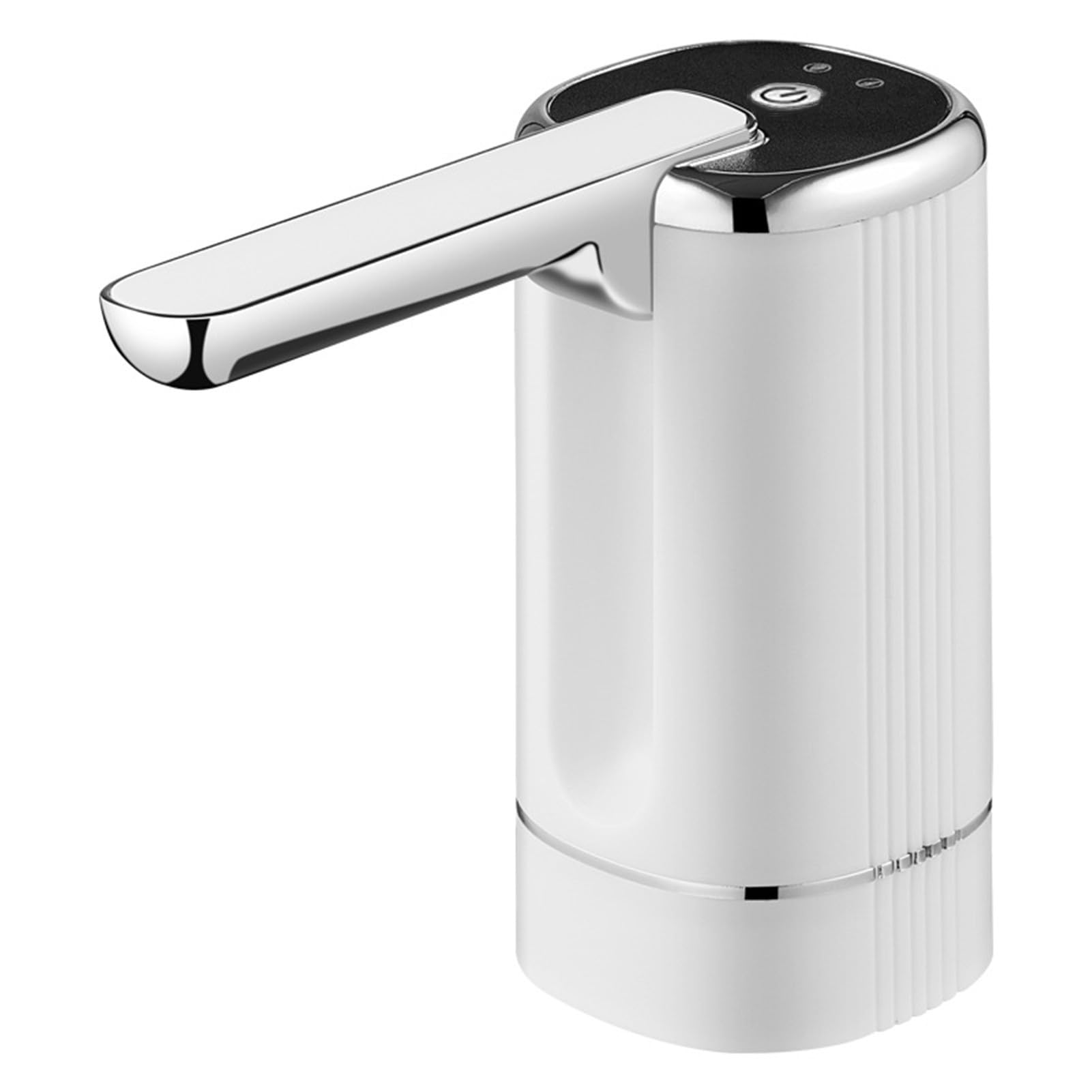 Dispensador de agua plegable de 5 galones, bomba eléctrica para botella de agua con base extraíble para jarra de 1 a 5 galones, dispensador automático de agua para encimera, para caravana, viajes al