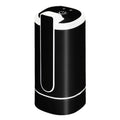 Dispensador de agua plegable de 5 galones, bomba eléctrica para botella de agua con base extraíble para jarra de 1 a 5 galones, dispensador automático de agua para encimera, para caravana, viajes al