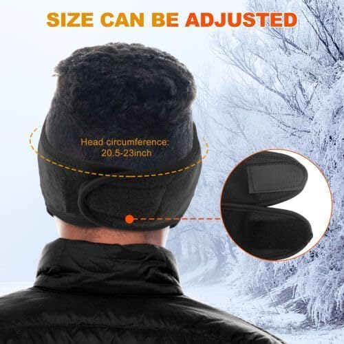 Winter Fleece Face Mask with Clear Wind Shield – Adjustable Full-Coverage Balaclava for Skiing, Cycling & Cold-Weather Outdoor Activities