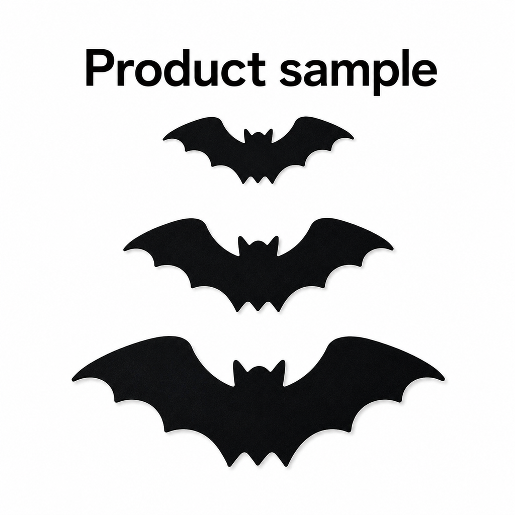 3DGlow LED Spider & Bat Wall Decals – Flashing Gothic Window Stickers for Halloween Party Decor