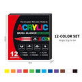 Acrylic Paint Marker Set – Soft Brush Tip Paint Pens, 12/24/36/48/72 Colors