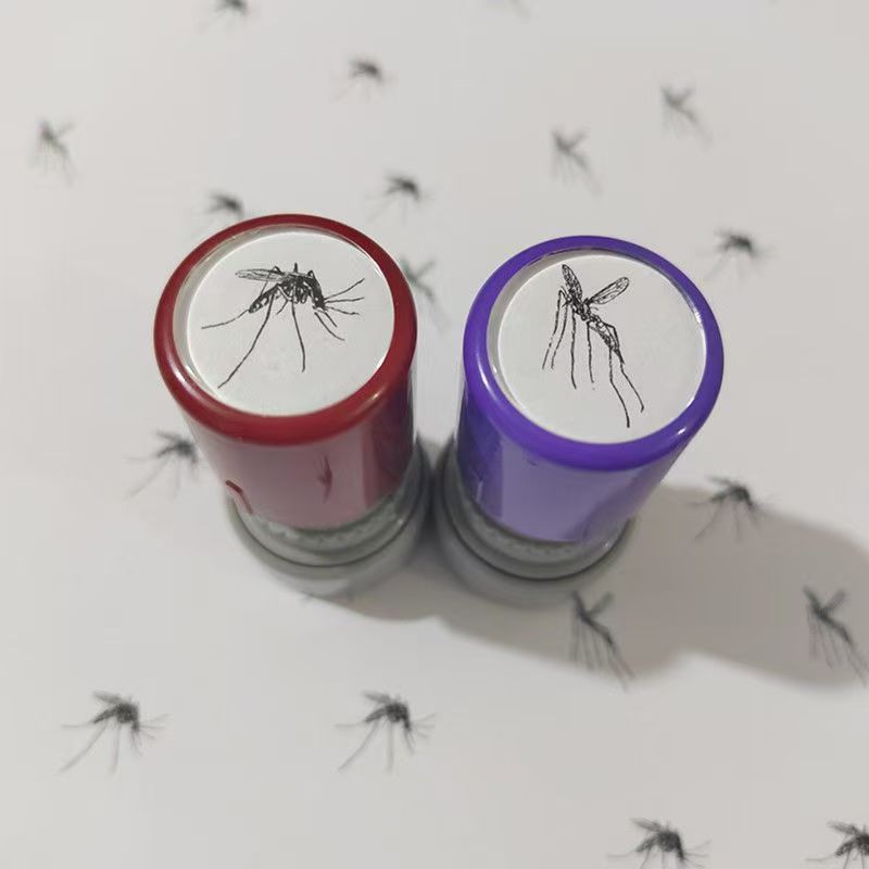 Mosquito Prank Stamp – Funny Bug-Impression Rubber Stamp for Parties, Crafts, Cards & Gag Gifts