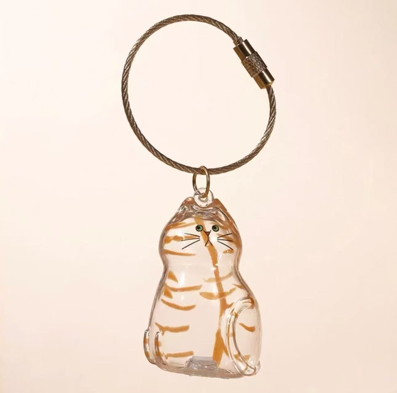 Colector de pelo de perro llavero encanto caja de almacenamiento conmemorativo,Llavero de pelo de mascota,Colgante de cápsula de recuerdo de piel de mascota
