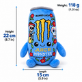 Energy Can Buddy Plush – 8.7" Funny Cartoon Desk Plush with Arms & Feet