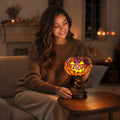 Halloween Decorations Pumpkin Table Lamp, Warm Glow Light Up Halloween Pumpkin Statue Light, Classic Smiling Face Pumpkin Night Light for Mantel Shelf Indoor Halloween Party Home Decor