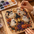 Halloween DIY Pearl Painting Kit.This easy-to-make craft set is perfect for kids and adults to use at parties or for home decoration purposes. It’s also a great gift idea!