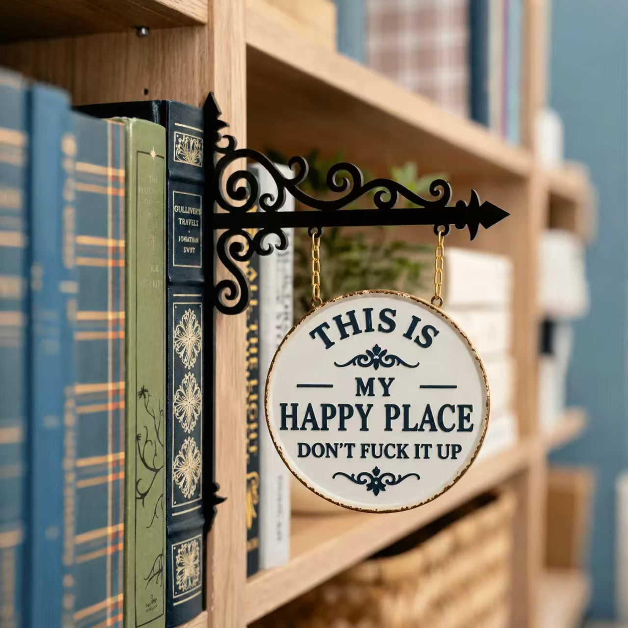 Library Lantern-Decorative Bookshelf Lighting, Reading Book Shelf Lights for Bookworms, Antique Led Books Nook Lamp Ornament for Study Reading Corner Home Library, Unique Gift for Book Lovers(3Pcs)
